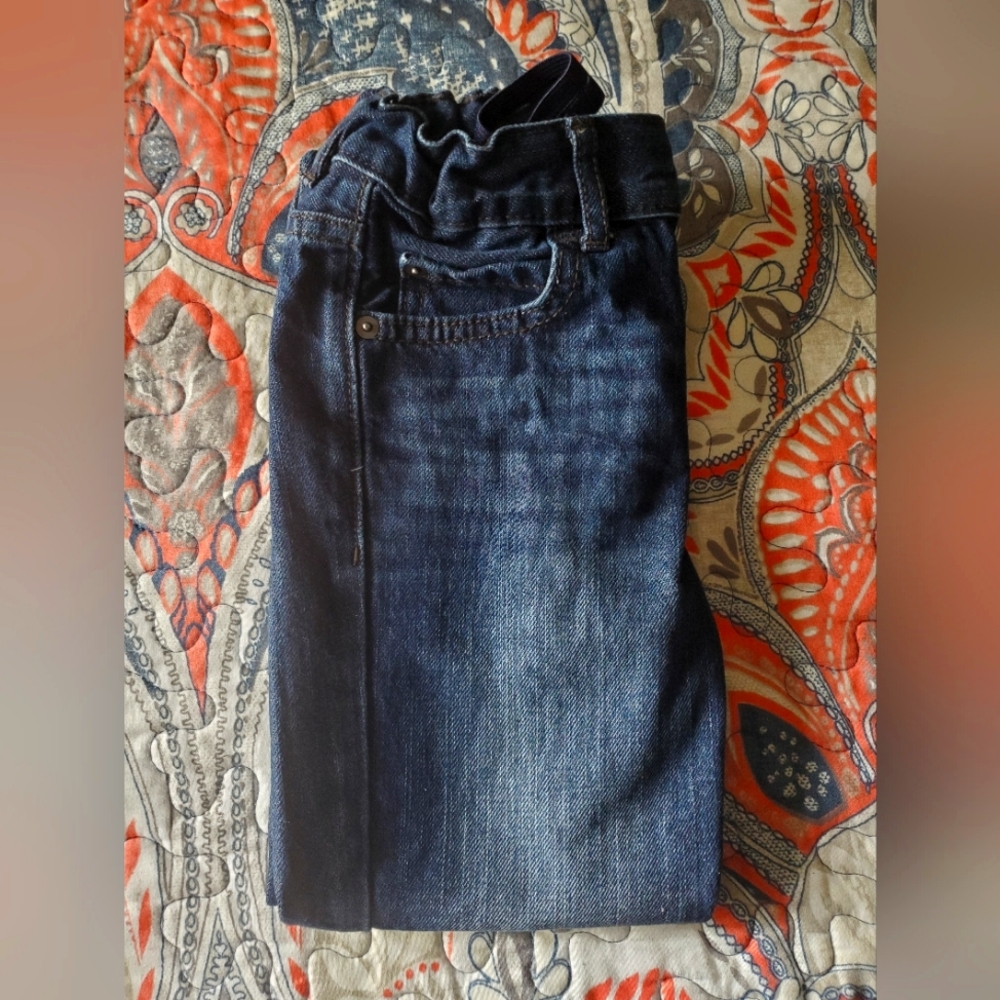 Children Place Boy Straight Jeans,Size 5, Denim Blue